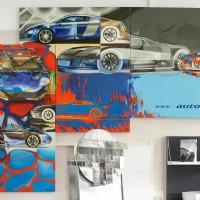 Ein Gesamtkunstwerk bestehend aus vielen Acrylbildern Ein Gesamtkunstwerk bestehend aus vielen Acrylbildern